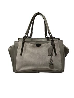 Coach Dreamer 36 Leather & Suede Satchel